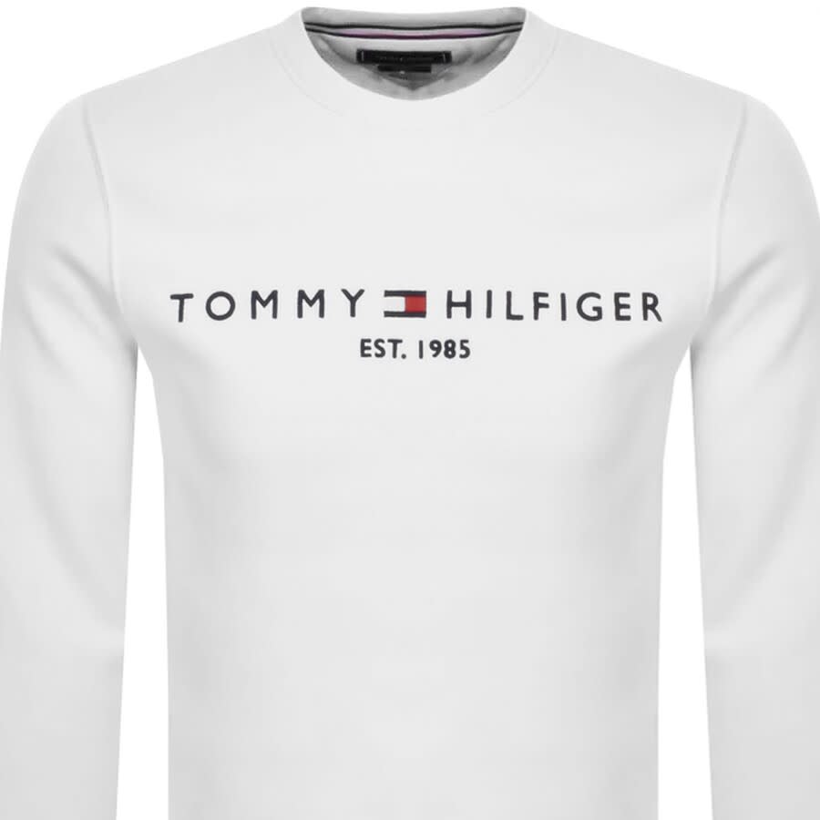 Tommy sweatshirt white new arrivals